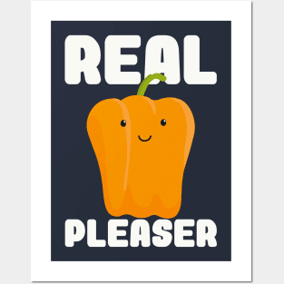 Real Pepper (People) Pleaser - Vegetarian Vegan Posters and Art